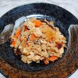 鶏肉と干し椎茸の炊き込みご飯